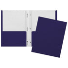 Staples Twin Pocket & Prong Portfolio - Navy-Navy twin pocket and prong portfolio