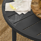 Modway - Terrace 35 po Terrasse extérieure Munition en aluminium Table basse - Graphite-Plateau à lattes