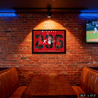 Frameworth Michael Jordan 6-Time NBA Champion Chicago Bulls Memorial - Framed Print - 27.5" W x 38.5" H-Designed and manufactured in Canada by Frameworth with over 32 years of experience at our North York facility
