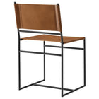 Modway Thatcher Leather and Metal Dining Chair - Tan-7