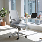 Zuo Pater Office Chair - Grey-Chair Weight Capacity: Supports up to 270 lb