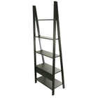 kieragrace Providence Miller Floor Shelf - Black Matte Finish, 5-Tiered-Dimensions: 25" x 18" x 71”