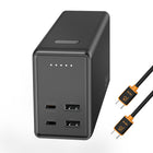 j5Create 26800mAh PD 100W 4-Ports Power Bank - Black-Massive 26800mAh capacity ensures your devices stay powered for longer periods