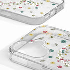 Ideal of Sweden Clear MagSafe Mid Case for iPhone 17 - Petite Floral-Compatible with IDEAL's wireless chargers.
