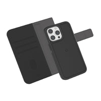 LBT - Étui portefeuille MagSafe 2-en-1 Switch pour iPhone 15 Pro Max - Noir-Accédez facilement à vos cartes en toute commodité