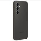 Samsung Silicone Phone Case for Galaxy S24 FE - Black-Soft design gives you a comfortable grip
