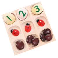 Yellow Door Natural Sorting Tray-Encourages children to sort and classify