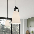 Modway Aspire Pendant Light - White/Bronze-Height-Adjustable