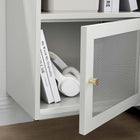 Modway Covelo Wall Mount Nightstand - Light Grey-Zinc Alloy Handle Pulls