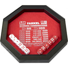 Imagination Farkel Game Set with Deluxe Rolling Tray-Two sets of large 19mm dice