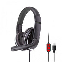 Ovleng Q6 Gaming USB Headset - Blue-Universal USB Compatibility: Works seamlessly with PCs and any device featuring a USB port for broad gaming accessibility.