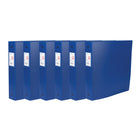 Filemode – Reliure en poly très épais, bleu, anneaux de 1 po, 6/paquet-Couleur : Bleu