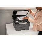 Brother HL-L2465DW Wireless Compact Monochrome Multifunction Laser Printer with Refresh Subscription Option-Speeds that keep pace. Produces documents quickly with print speeds up to 30 ppm