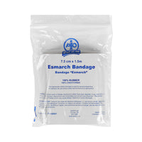 Wasip Esmarch Bandage - 7.5cm x 1.5m-Constructed of a strong, durable material to provide maximum compression