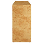 Modway Hudson 60" Burl Wood Sideboard - Natural-Non-Marking Floor Glides