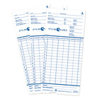 Pyramid Time Systems Bilingual Two-Sided Monthly Time Cards 42415F for 2000 Series Time Clocks, 100 Pack-Features six columns to record up to three In/Out punch cycles