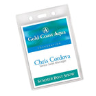 Avery Heavy-Duty Badge Holders - Portrait - 4" x 3" - 25 Holders-Heavyweight plastic is ideal for everyday use as permanent or temporary identification