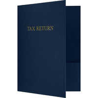 JAM Paper Tax Return Presentation Folders - 9" x 12" - Nautical Navy Blue Linen - 50 Pack-If you are looking for a folder for all of your professional needs, these 9" x 12" Presentation Folders are the perfect choice