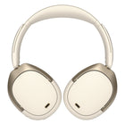 Edifier WH950NB Hi-Res Audio Wireless Foldable Lightweight Design Over-Ear Headphones with fast charging - White-Uses six built-in microphones to ensure clear voice calls. These microphones are integrated with the audio signal processor to direct your voice, reduce irritating background noise, and suppress wind noise, which adds an extra layer of crystal-clear quality to the conversations that matter most