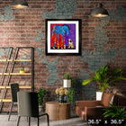 Adoration by Jenny Foster - Framed Print - 36" x 36"-Museum-quality reproduction with vibrant colors