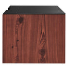 Modway Kinetic 38" Wall-Mount Office Desk - Black Cherry-6