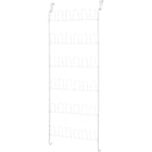 Honey Can Do Odd Shoe Rack, White, 18/Pack-Sturdy, rust-resistant steel frame hangs easily over any standard size door