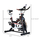 Soozier Upright Stationary Exercise Bike w/ Resistance LCD Monitor Black-Adjustable resistance and variable speeds for diverse workouts