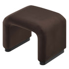 Modway Koda Performance Velvet Waterfall Stool - Black/Chocolate Brown-8