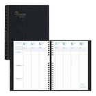 Blueline 2027 Timanager CoilPro 13-Month 7-Day Weekly/Monthly Planner - 11" x 8-1/2" - Black-13-Month: December 2026 to December 2027