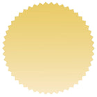 JAM Paper Standard Label Rolls - Burst - 1.875" Seal - Gold Metallic Foil - 125 Labels/Roll-Size: Burst ( 1.875 Inches ) | Printer friendly labels are easy to create and customize.