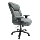TygerClaw Big and Tall High Back Executive Chair-The upholstery features fabric with coil springs on the seat