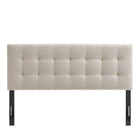 Modway Lily Upholstered Full Size Headboard - Dove-Padded Construction