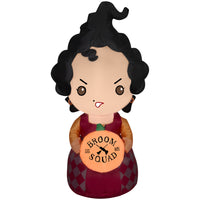 GEMMY Airblown Inflatable Halloween Hocus Pocus Mary -  42"-Halloween inflatable lights up