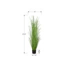 Monarch Specialties 47" Artificial Indoor Grass Tree - Floor - Black Pot-This easy-care faux floor plant is made from the highest quality materials and requires no maintenance or watering, for a sustainable, environmentally friendly decorative accent that will last a lifetime