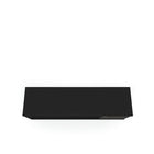 Manhattan Comfort Liberty 53.14" TV Stand, Black (200AMC8)-Fashionable Splayed Legs made from Solid Wood for Extra Durability.