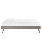 Modway Margo Wood Full Platform Bed Frame - Grey-Weight Capacity: 600 lb