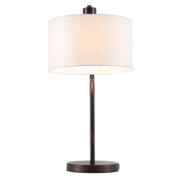 Zuo Middlemist Table Lamp - White-MAX 4W A19 shape E26 socket Light Bulb x1 (Not Included)