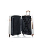 Champs Vintage 2-Piece Hardside Luggage Set - 4-Wheeled & Expandable - Ivory-4 Spinner Wheels