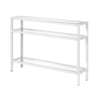 Hudson&Canal Sivil 42"W Console Table - White-Table has a weight capacity of 50 lbs