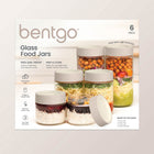 Bentgo - Ensemble de bocaux alimentaires en verre - Poussière de lune-COUVERCLES FACILES À OUVRIR : Les couvercles doux au toucher et faciles à prendre en main s’ouvrent en douceur d’un seul mouvement pour une ouverture et une fermeture sans effort
