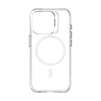 OtterBox Symmetry Case with MagSafe for iPhone 15 Pro 2023 - Clear-Built-in magnets snap firmly to MagSafe chargers and accessories