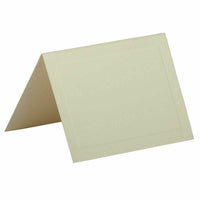JAM Paper - Cartes pliantes vierges - Format A1 4 barres - 3-1/2 po x 4-7/8 po - Panneau tissé ivoire Strathmore - paquet de 25- Couleur : ivoire tissé.