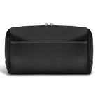 Champs Onyx Leather Toiletry Bag - Black-Top zip