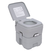 Outsunny Portable Toilet for Adults-Push type fushing system, easy to flush
