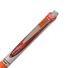 Pentel EnerGel Liquid Gel Refillable Grip Pen Retractable - 0.7mm - Orange  -Orange with metal accents & metal pocket clip