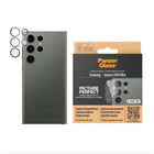 PanzerGlass Camera Lens Protector for Samsung Galaxy S24 Ultra - Black-Fingerprint smudge-free - Oleophobic layer which reduces fingerprints