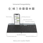 Logitech K585 Slim Multi-Device Wireless Keyboard - Graphite-Personalized Productivity: Customize this compact keyboard to fit your needs, set up and assign shortcuts to the customizable FN keyboard keys with Logi Options+ Software