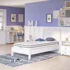 Modway Jenna 6" Innerspring and Foam Narrow Twin Mattress-Breathable Foam Layer