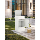 Ceha Canada Large Parcel Drop Box - 21" W x 16" D x 41" H - White-7