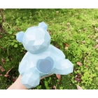 Kemilife - Porte-parole Bluetooth pour ours en peluche de style cybernétique - Bleu-Comprend une base antidérapante pour une meilleure stabilité